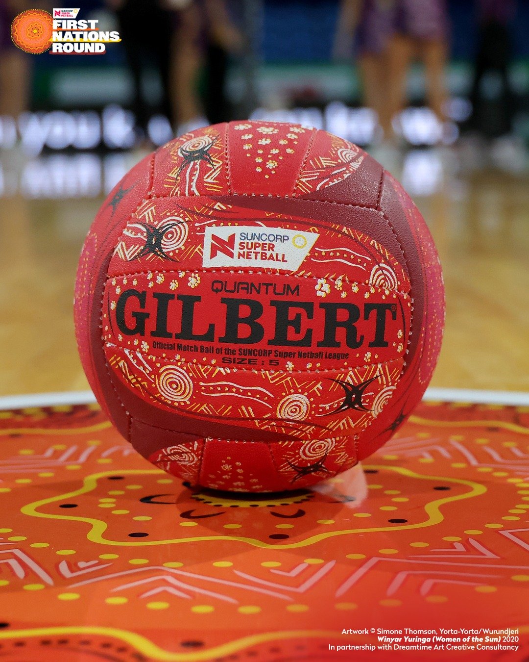 Netball Creative Netball Australia - Dreamtime Art Creative Consultancy